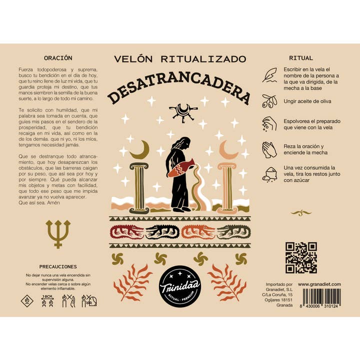 trinidad - Wholesale Votive Candle - Ritualized Velon Desatrancadera1