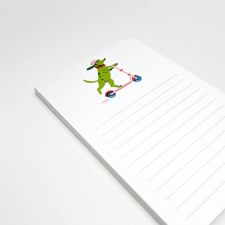 Sungy Side Up - Wholesale Notepad - Dog on Scooter Notepad – Lined Memo Pad for Dog Lovers4