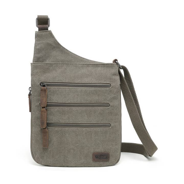 Bolso de hombro pequeño de lona SSB 550 (verde) para venta al por mayor de Davan