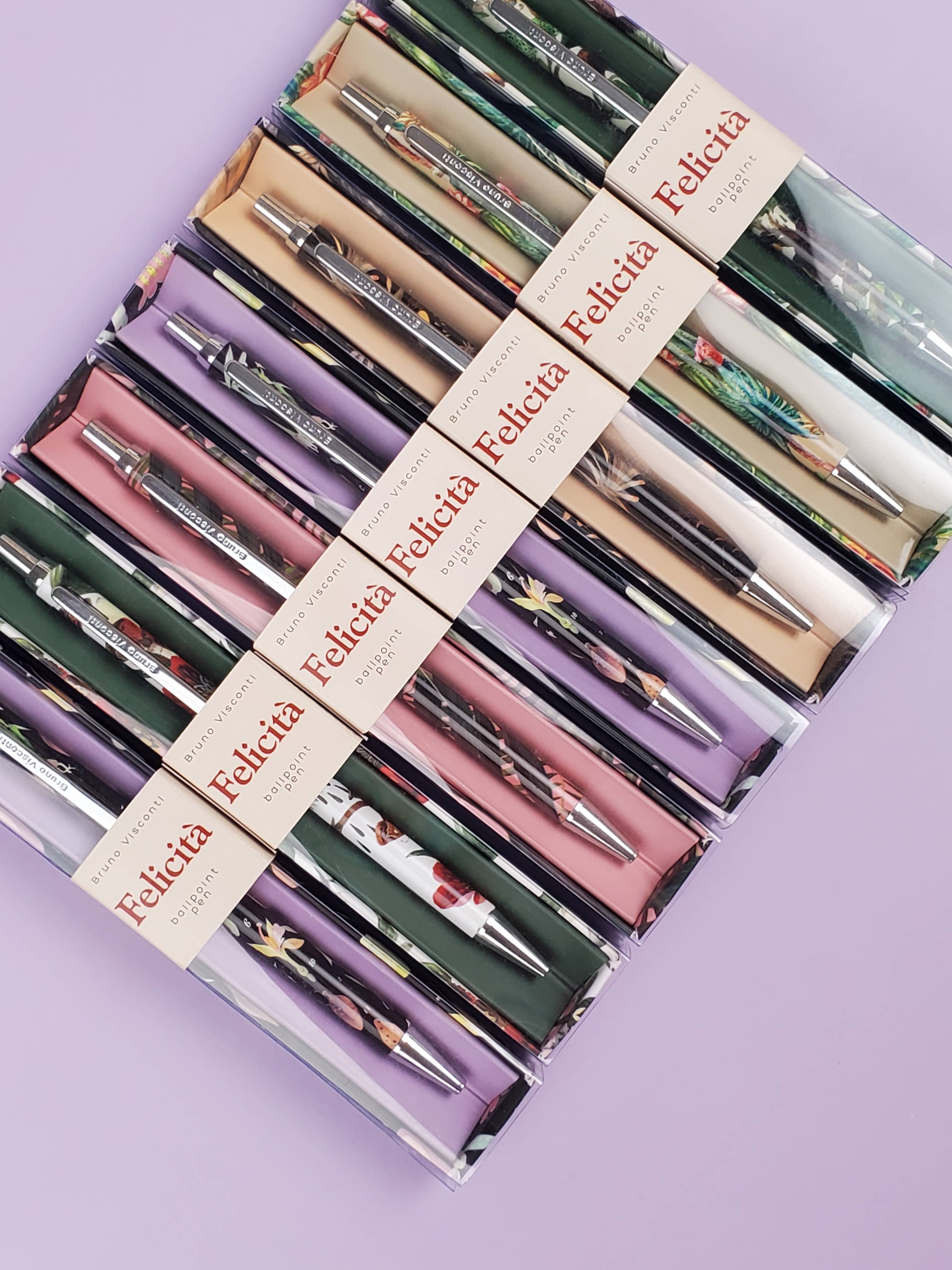 BV by Bruno Visconti - Vente Stylos - Stylo à bille Felicita Night Flowers12