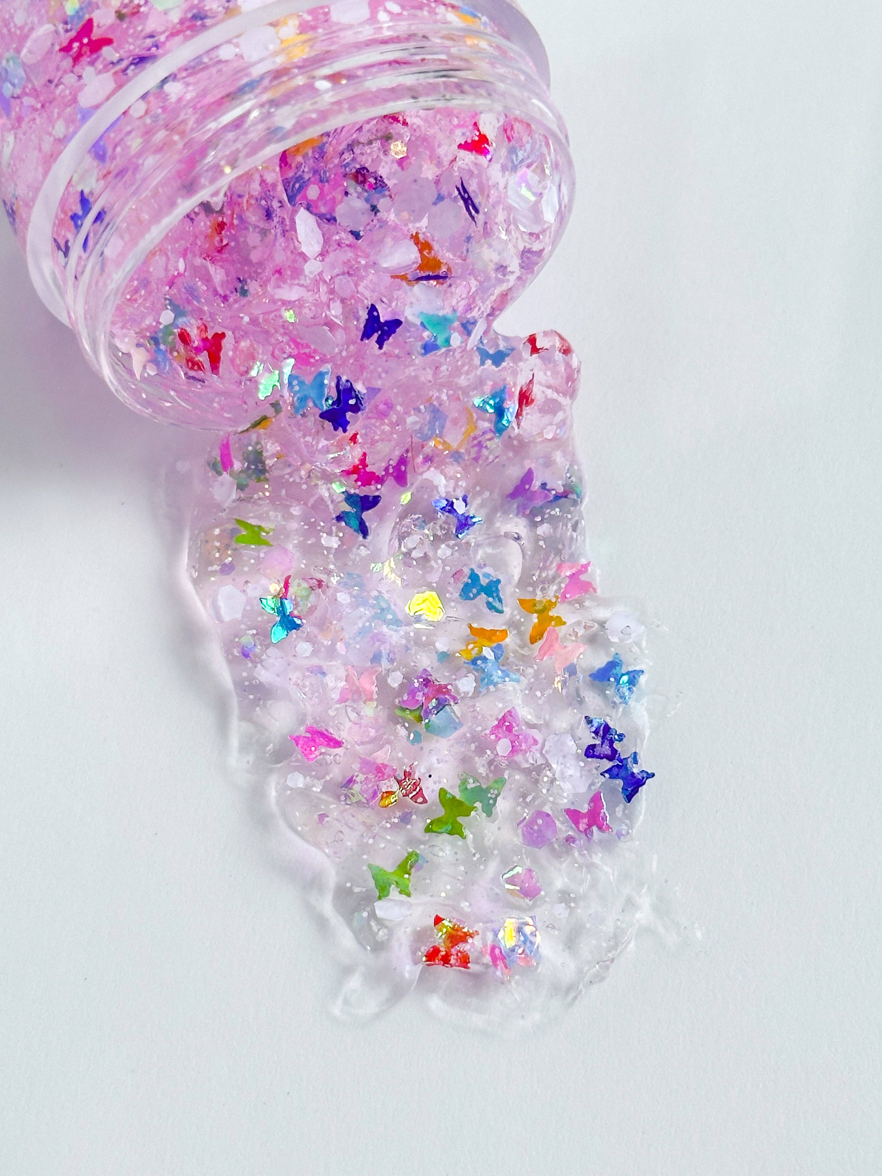 Gussy Up Bow Co – wholesale Hårglitter – Regnbågsfjäril Hårglitter3