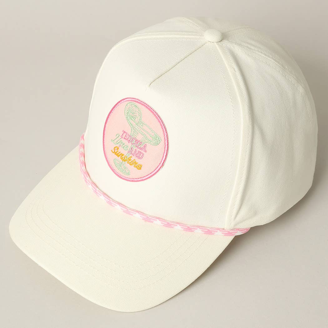 Fashion City - Wholesale Trucker Hat - Unisex - Tequila Lime and Sunshine Embroidery Trucker Hat8