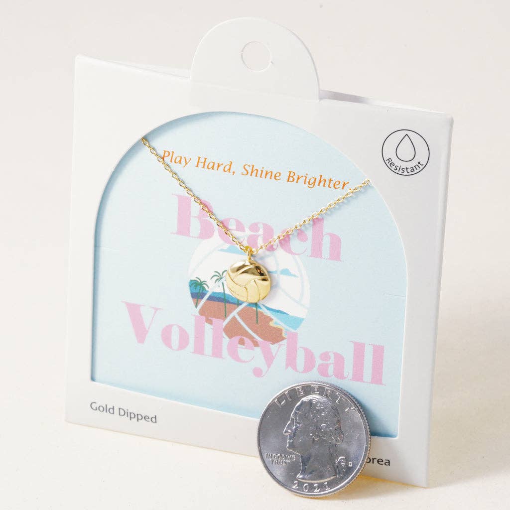 INKI STUDIO - Vendita all'ingrosso Collana con ciondolo/pendaglio - Pallavolo da spiaggia, Collana3