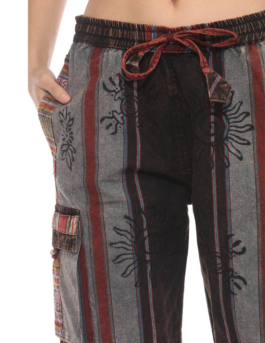 The Collection Royal / Royal Handicrafts - Wholesale Pants - Women's - Cotton Washed Boho Hippie Genie Pants8