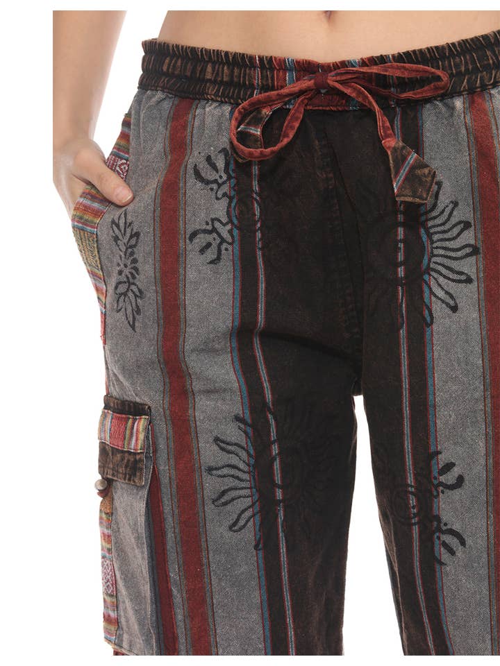 The Collection Royal / Royal Handicrafts - Wholesale Pants - Women's - Cotton Washed Boho Hippie Genie Pants8