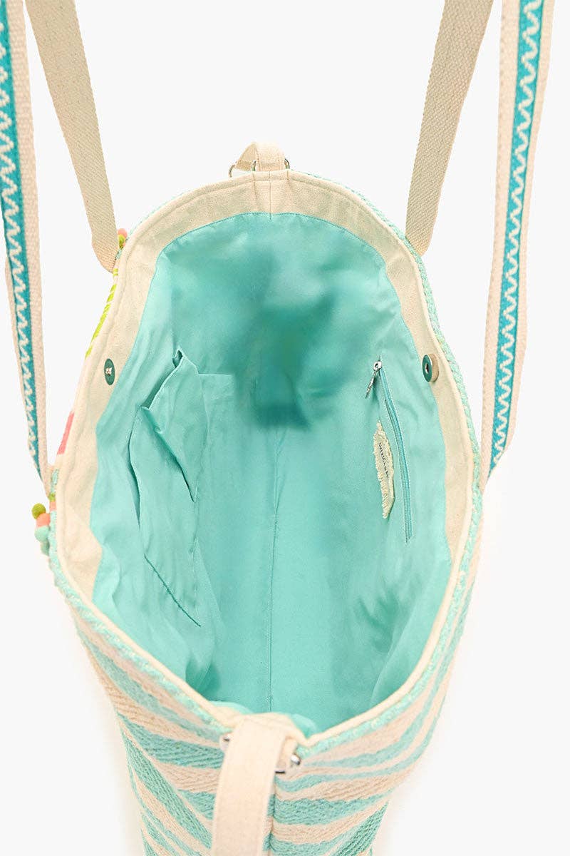 America & Beyond - Vente Tote bag – femme - Tote orné Palms Away4