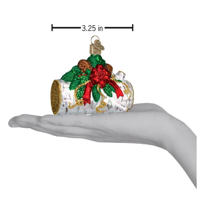 Old World Christmas - Wholesale Ornament - Yule Log Ornament2