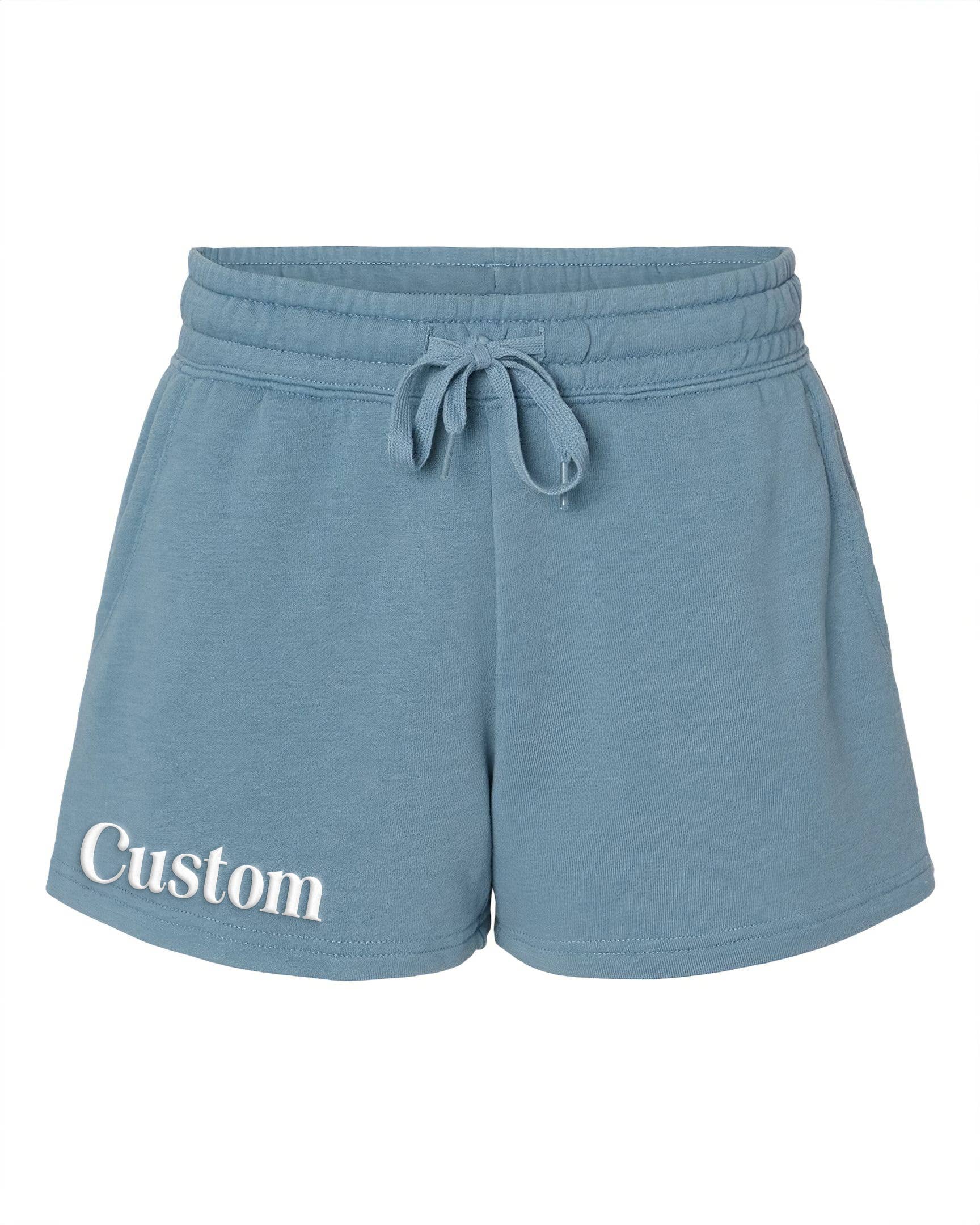 Nobullwoman Apparel - Wholesale Shorts - Women's - CUSTOM Puff Print Women's Wave Wash Shorts2