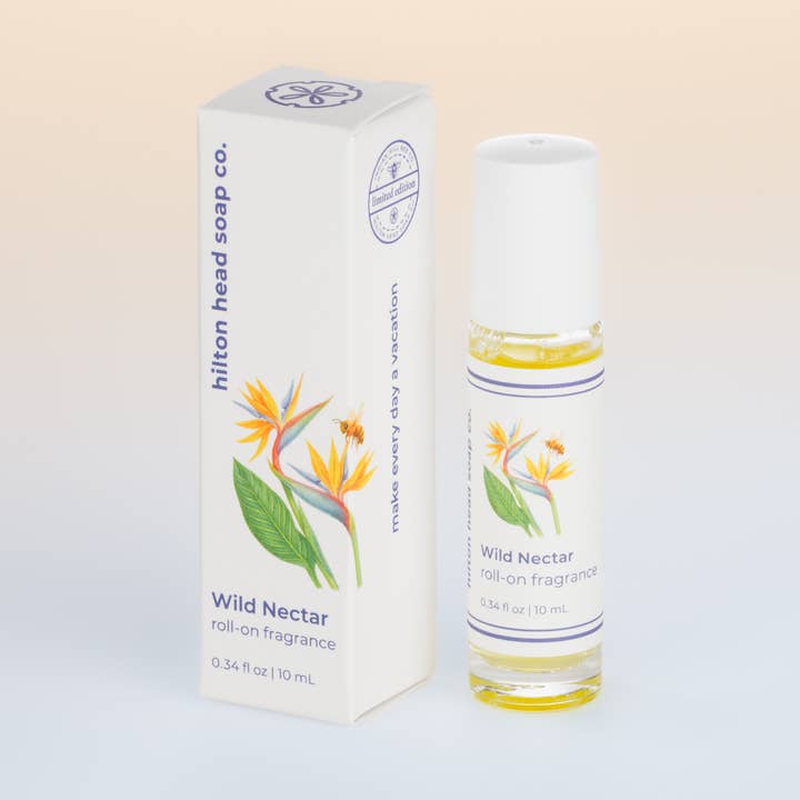 Wild Nectar™ Roll-On Fragrance for wholesale by Hilton Head Soap Co.