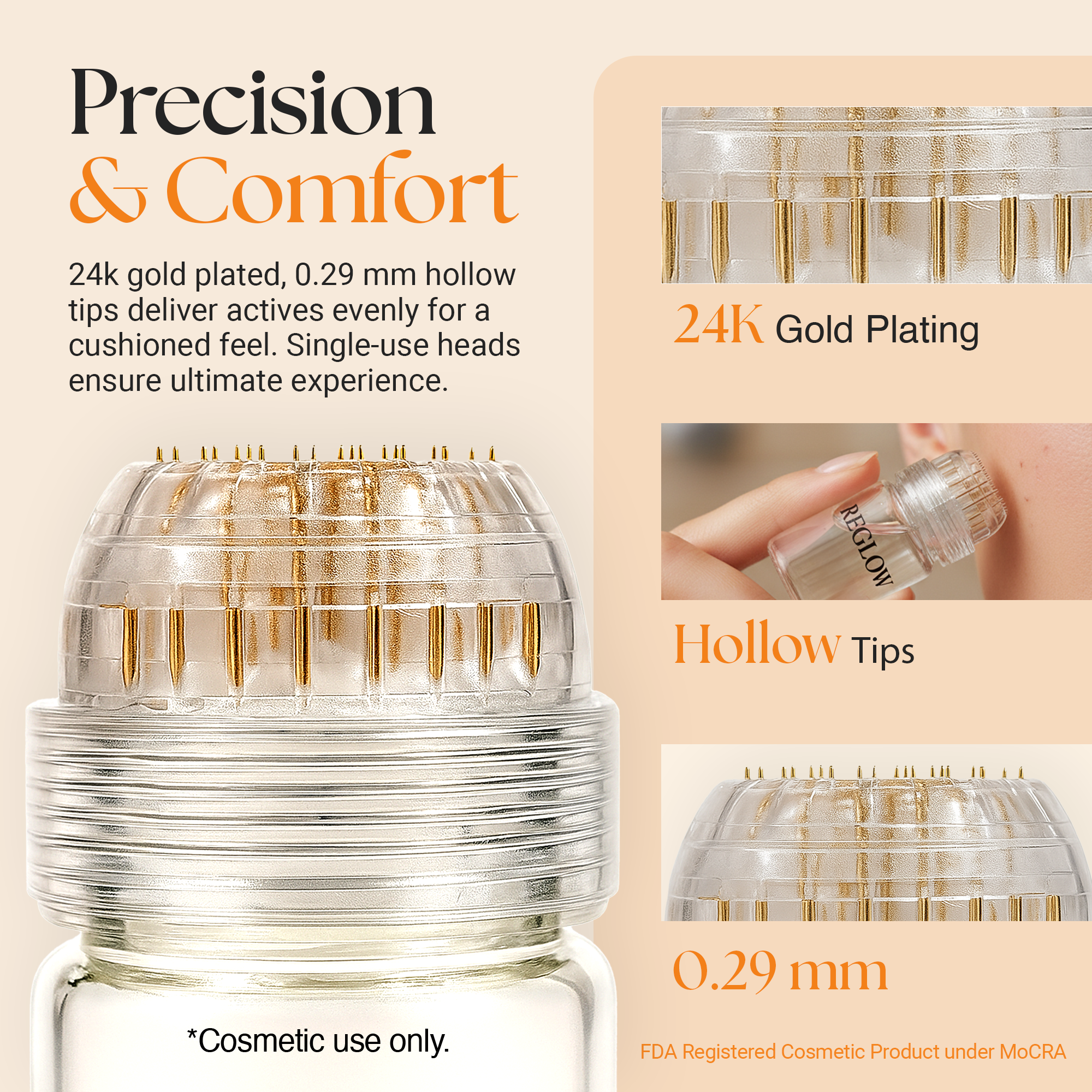 ReGlow - Wholesale Facial Care Set/Kit - Award Winning Micro Infusion System - Stem Cells & Exosomes 8