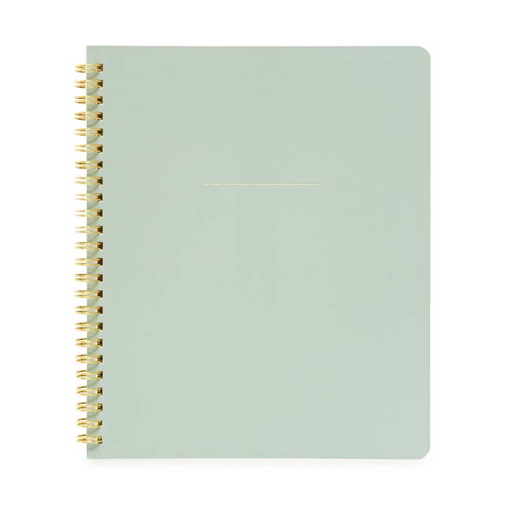 Spiral Notebook, Office Green for wholesale by Sugar Paper