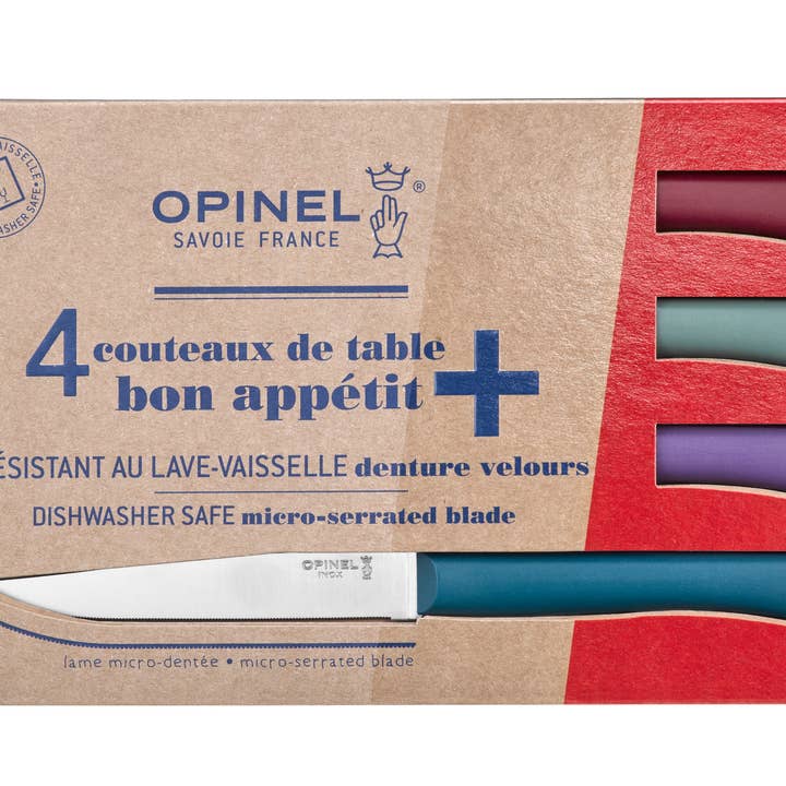 Opinel - Wholesale Knife Set - Bon Appétit+ Dishwasher Safe Steak & Table Knives Sets