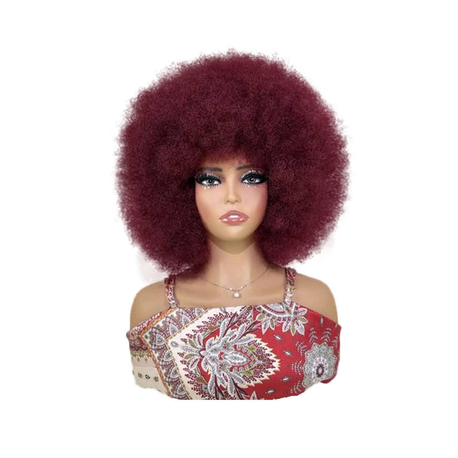 AK Brand - Wholesale Wig/Hair Piece - Large Curly Afro Synthetic Wig with Natural Volume10