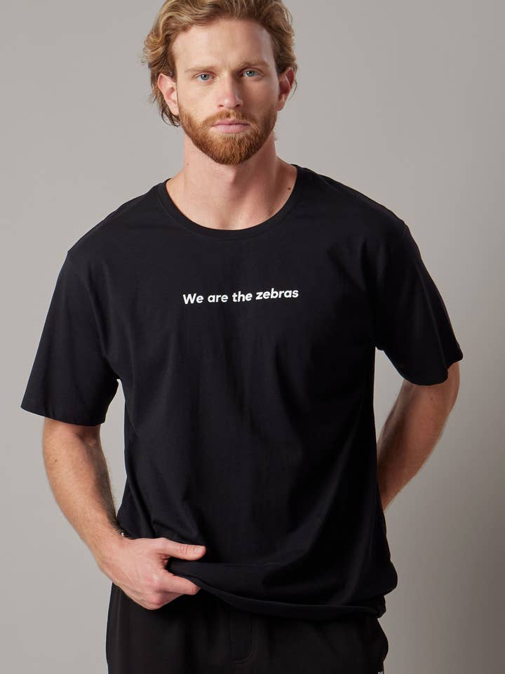 Crew Neck T-Shirt with Phrase for wholesale by OWN OFF WITH NATURE