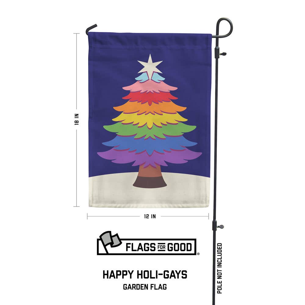 Flags For Good - Wholesale Flag - Happy Holigays Garden Flag1