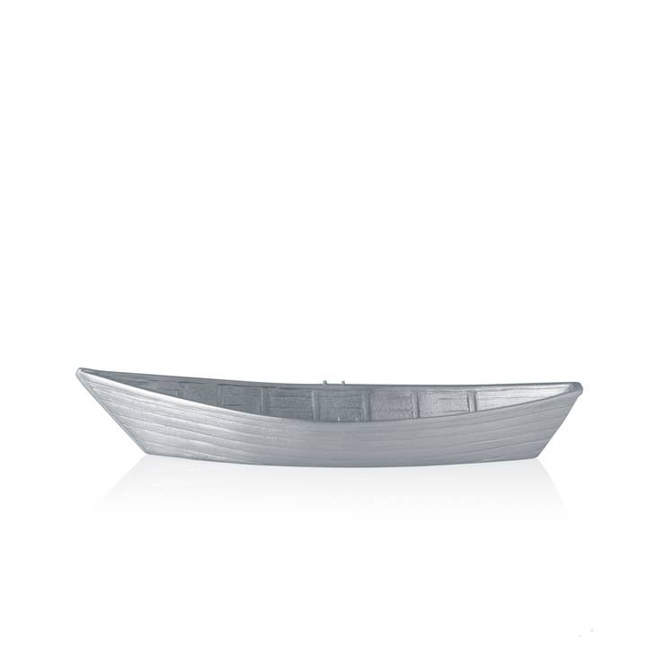 Intricate Design Dory Serve Bowl for wholesale by Amos Pewter