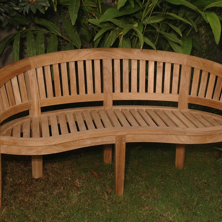 Curve Extra Thick Bench for wholesale by Anderson Teak