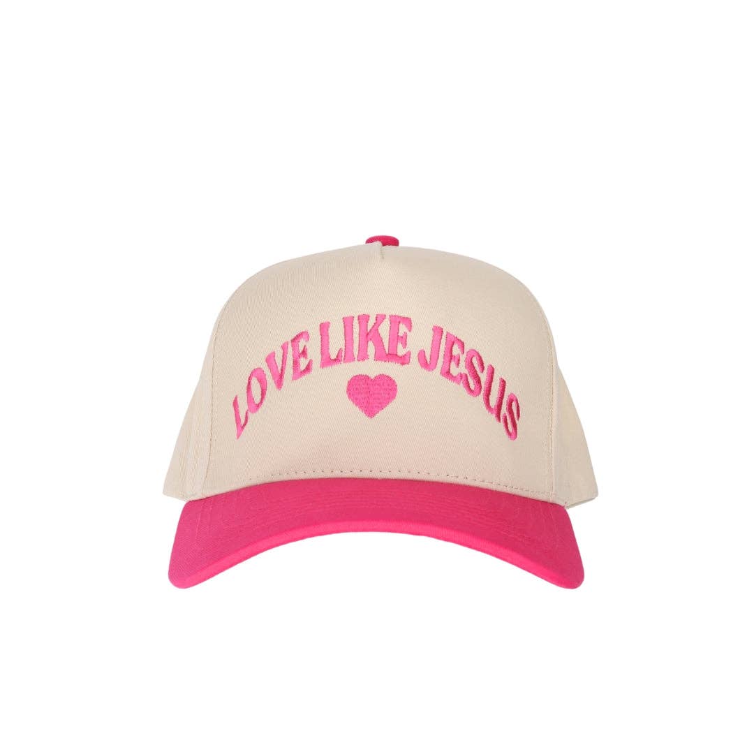 Stitch Your Style - Wholesale Truckerpet - Dames - Liefhebben als Jezus Geborduurde Truckerpet0