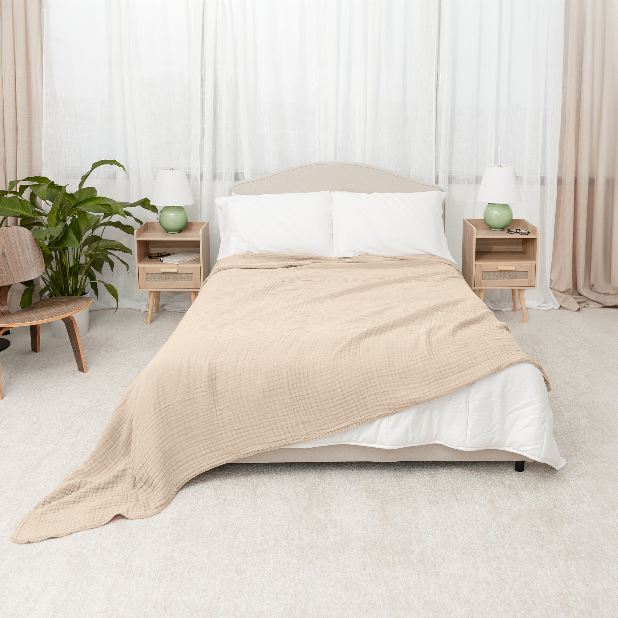 Comfy Cubs - Wholesale Bedding Blanket - Muslin Blanket for Adults, 6-Layer Bedding by Comfy Cubs104