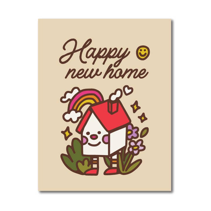 Happy New Home Housewarming Greeting Card for wholesale by Amberhill