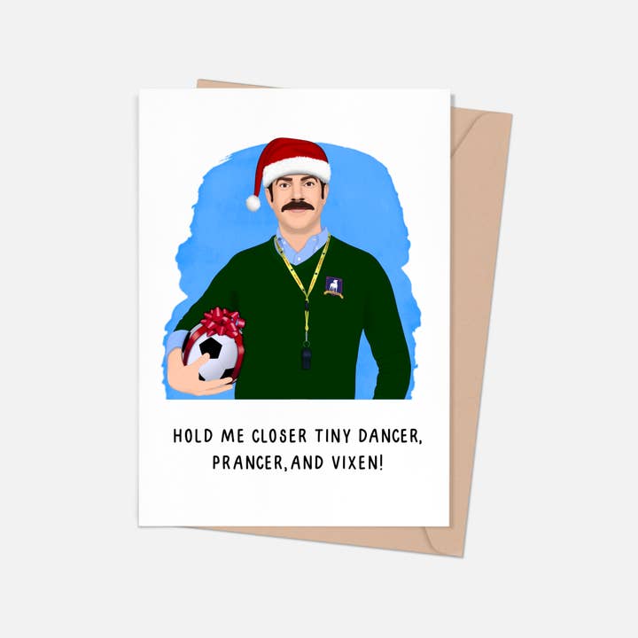 Ted Lasso Christmas Card for wholesale by Shop Trimmings