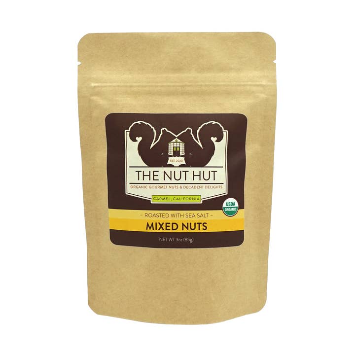 Organic Dry Roasted Sea Salt Mixed Nuts for wholesale by The Nut Hut
