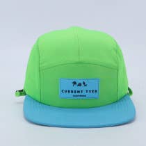 Current Tyed Clothing - Wholesale Flat Brim Cap - Unisex - SS2025 5 Panel Waterproof Snapback Hats