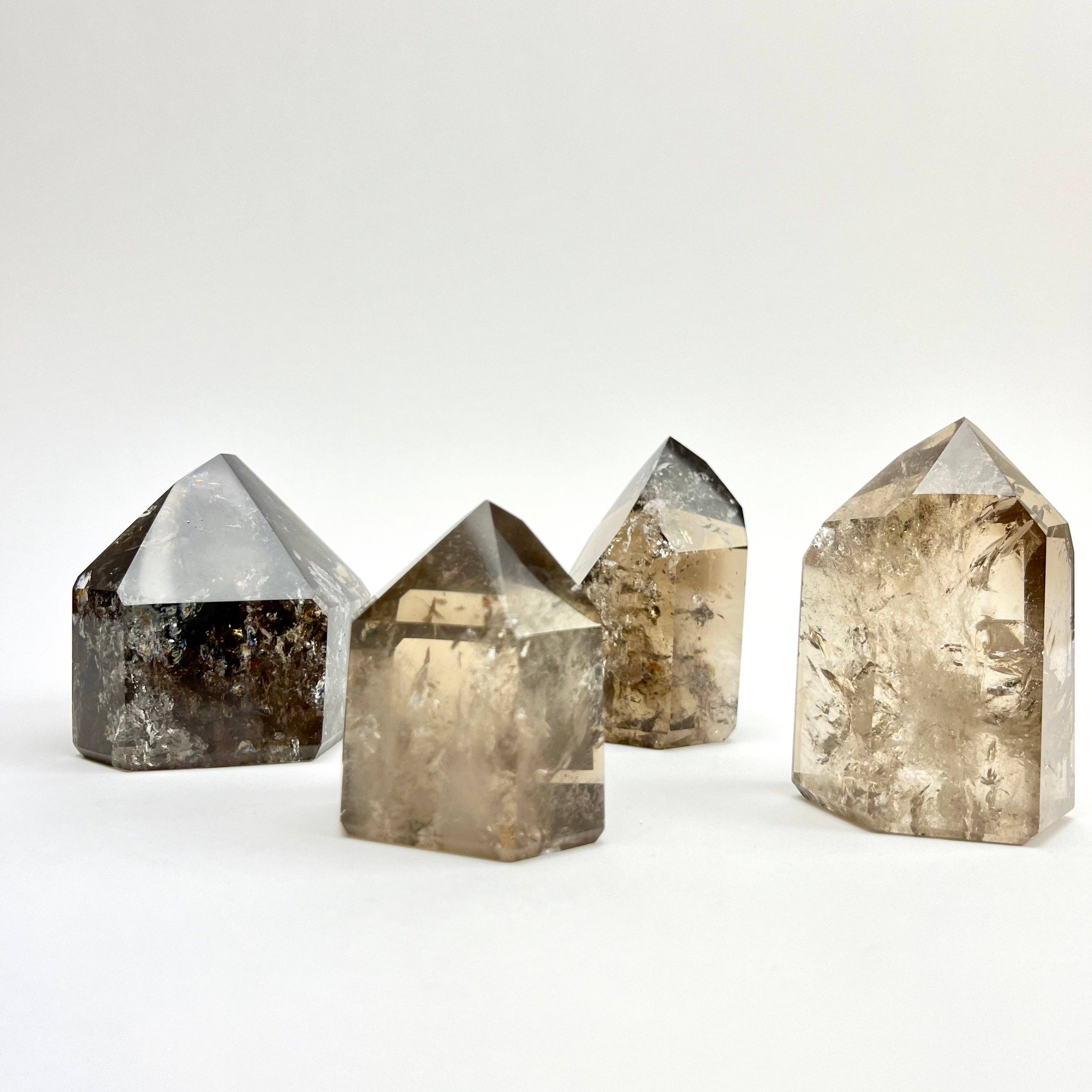 Pelham Grayson Rose - Wholesale Spiritual Stone/Crystal - Smoky Quartz | Polished Point | Brazil1