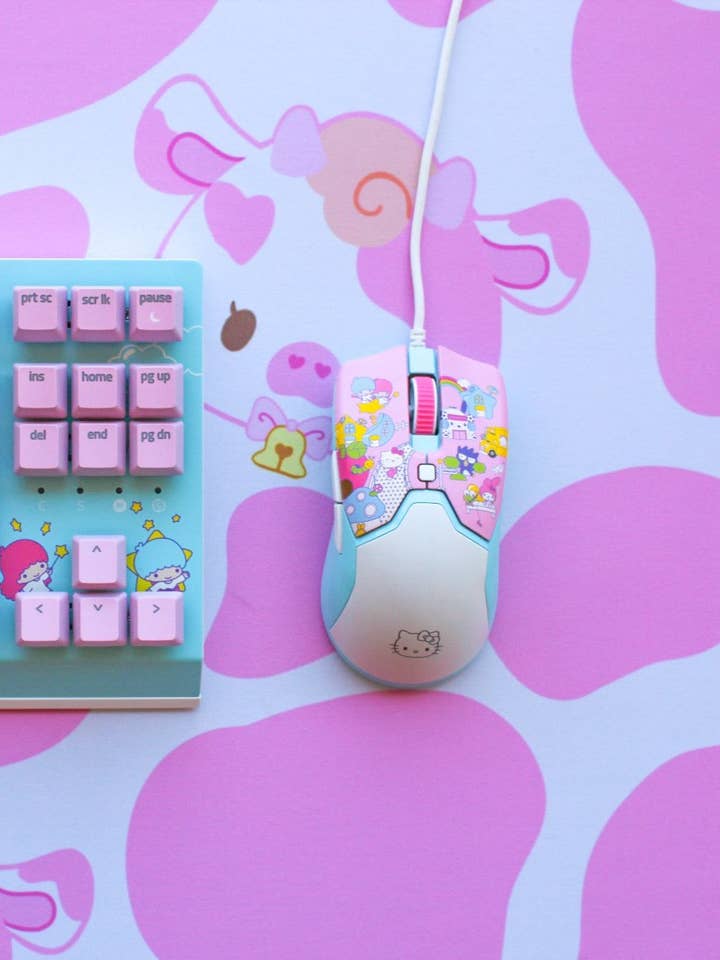 Strawberry Cow Desk Mat Preorder for wholesale by Basura Gang