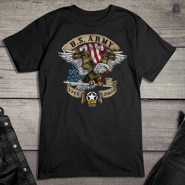 Artopia - Wholesale T-shirt (graphic) – unisex - Army 250 Eagle T-Shirt5