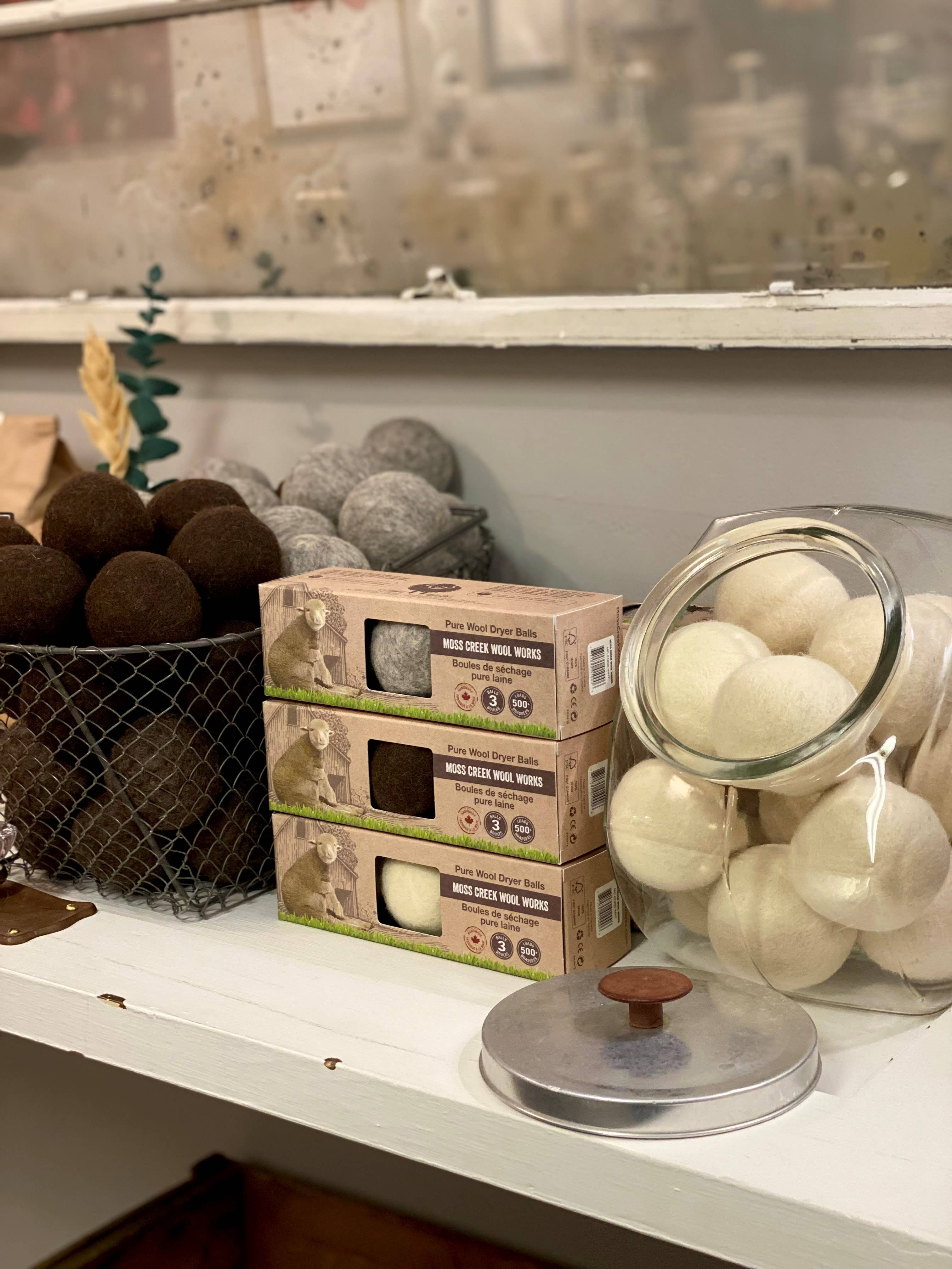 Moss Creek Wool Works UK | Wool Dryer Balls – wholesale Dryer balls – SAVE 5% "Zero Waste" Refill | 75 Dryer Balls | Mixed Colors8