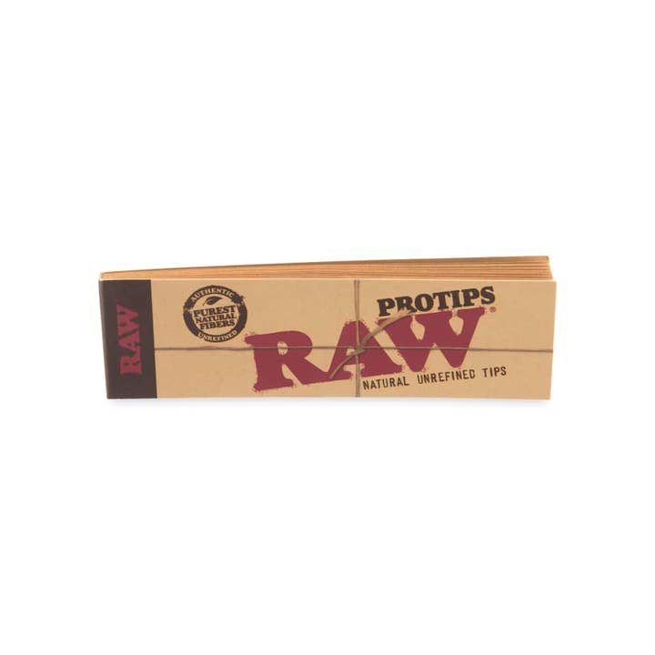 Cannatron - Wholesale Retailer Display - Paper & Novelty - RAW Papers Pro Tips Filter Tips 21pk Booklet 24ct Display