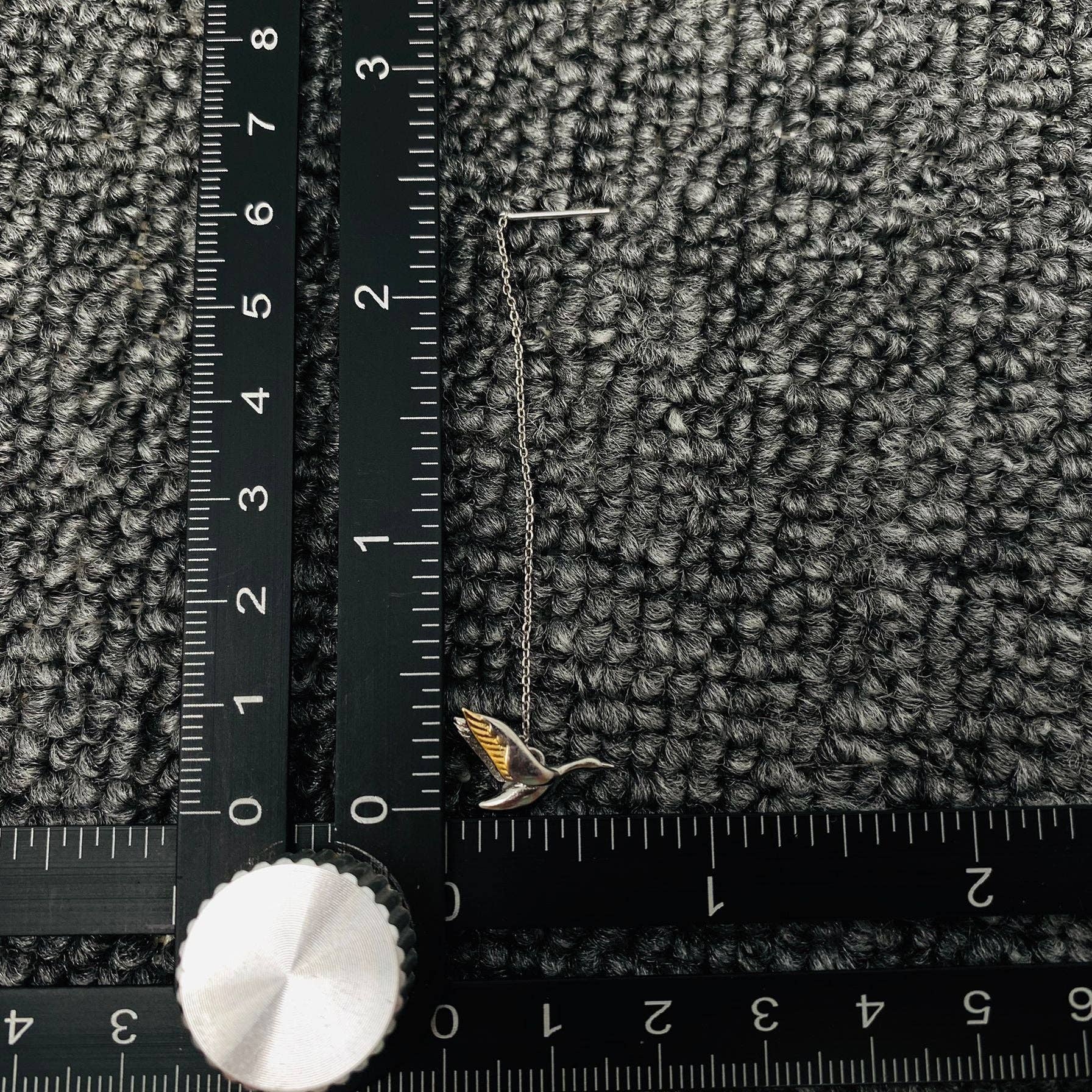 Mio Queena - Wholesale Dangle Earrings - Silver Plated Flying Wild Goose Creative Bird Dangle Earrings3