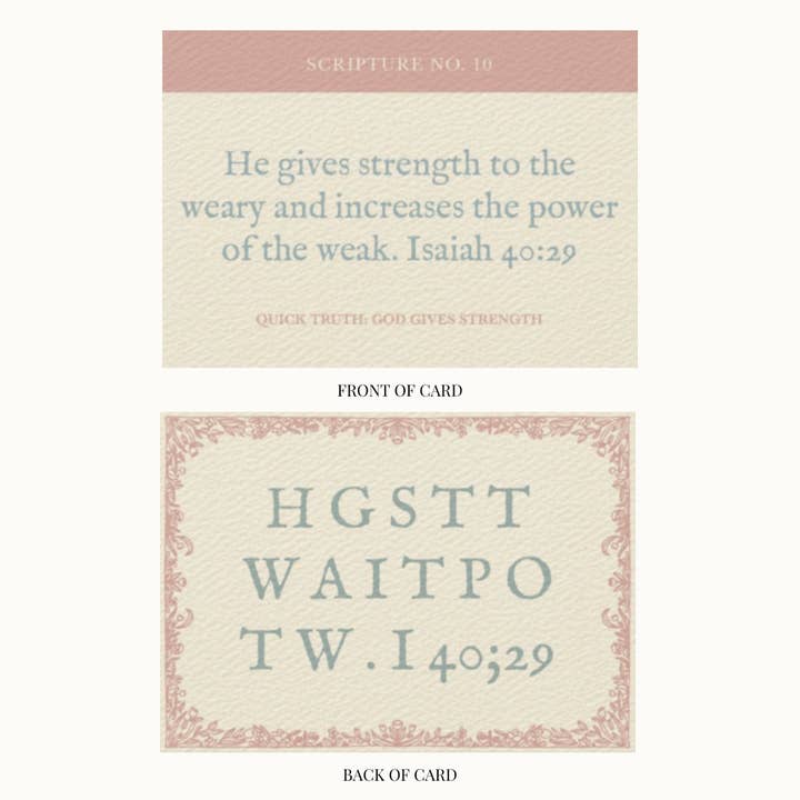 annalisa v. sawtell - Wholesale Stationery/Notecard Set - Scripture Cards for Labor & Delivery (Set of 20) | Christian5