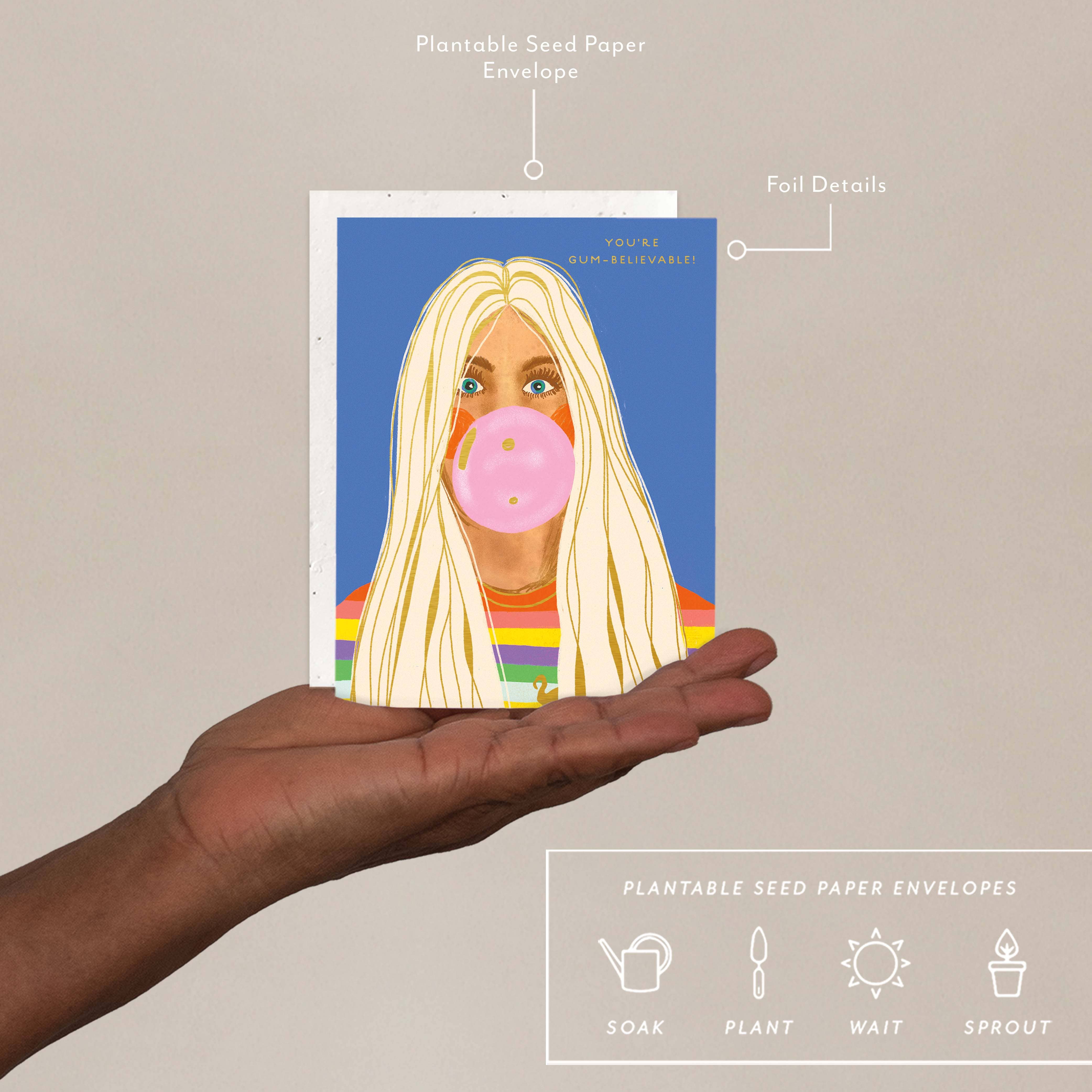 Seedlings - Wholesale Congratulations Card - Gum-believable - Congratulations Card1