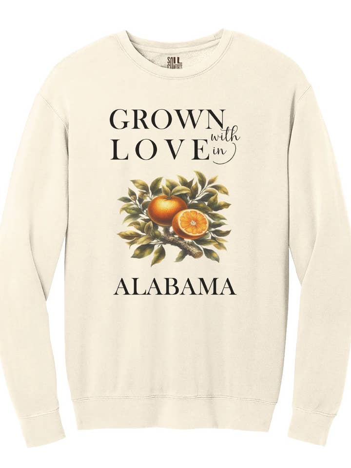 Alabama Appelsiner Sweatshirt for engroshandel hos Soil Comforts