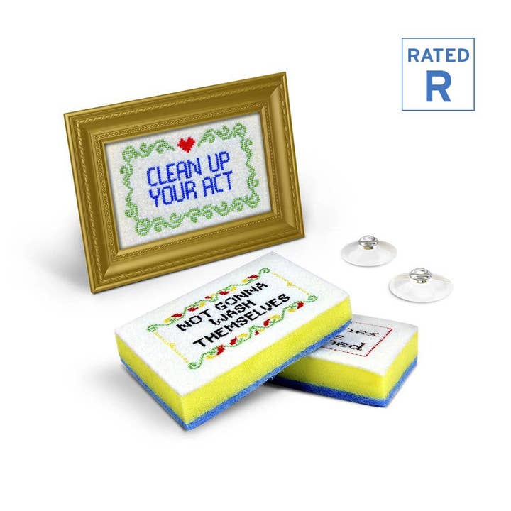 Fred & Friends - Wholesale Cleaning Sponge - Subversive Sponges - Rated R