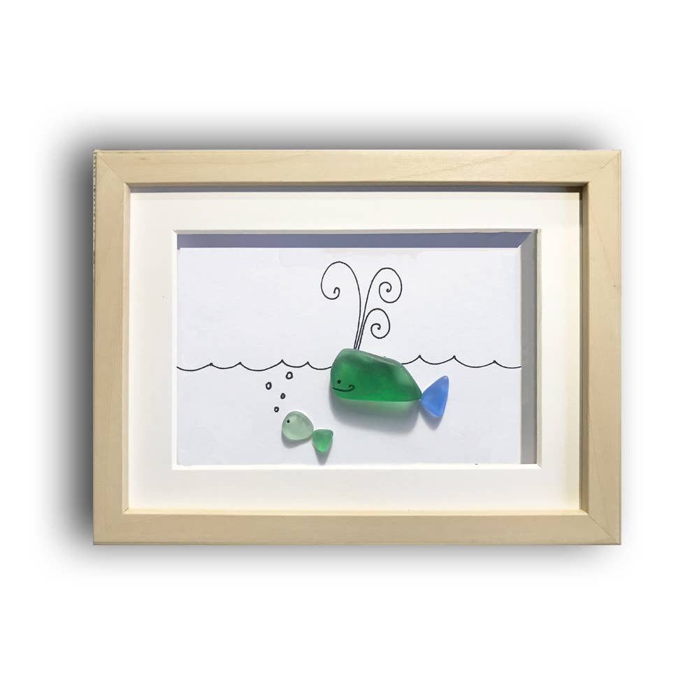 LISART LLC - Wholesale Wall Decor - Kids & Baby - Whale, Sea Glass ART