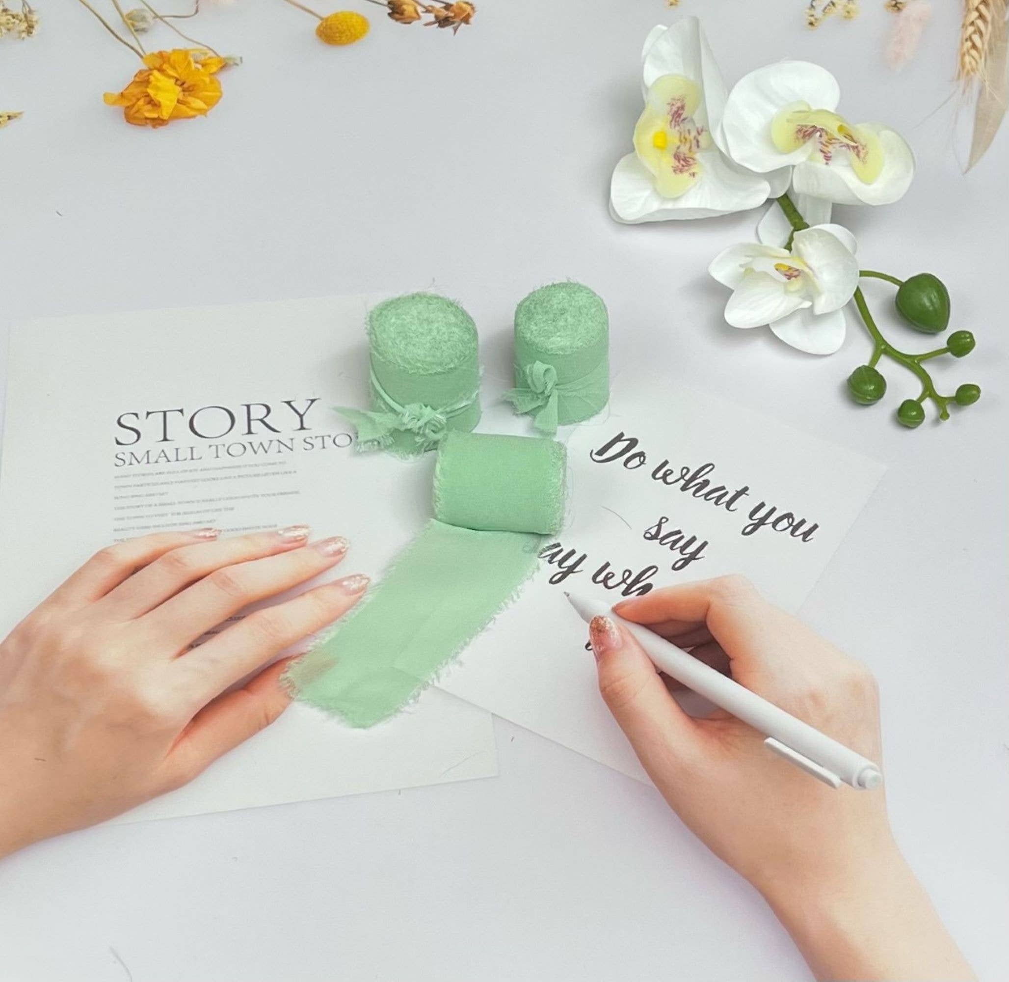 Cathayana - Wholesale Ribbon - Gift Wrapping - Handmade Fringe Chiffon Ribbon, Ribbon for Gift Wrapping4