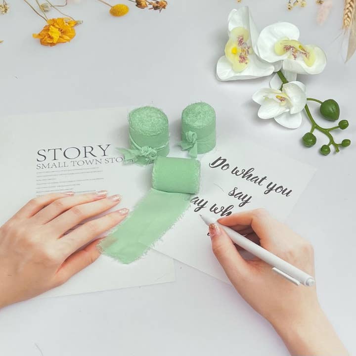 Cathayana - Wholesale Ribbon - Gift Wrapping - Handmade Fringe Chiffon Ribbon, Ribbon for Gift Wrapping4