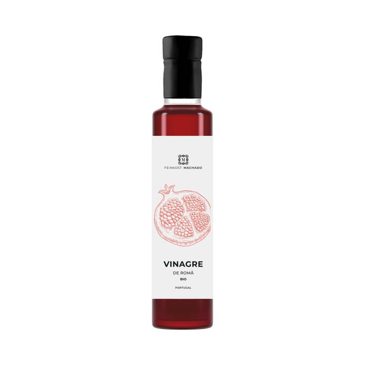 Machado GmbH – wholesale Vinäger – Ekologisk granatäpplevinäger 5%, 250ml | Feinkost Machado