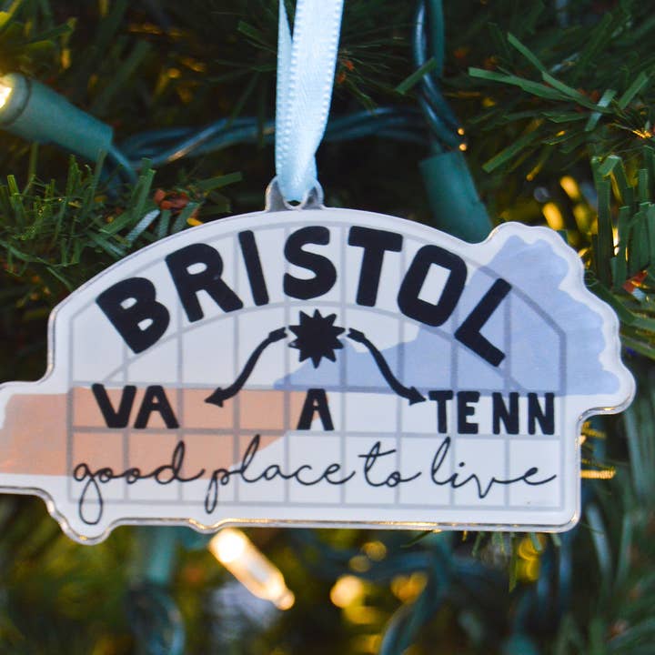 Décoration acrylique Bristol Virginia Tennessee pour la vente par Crafted by Chris Co.