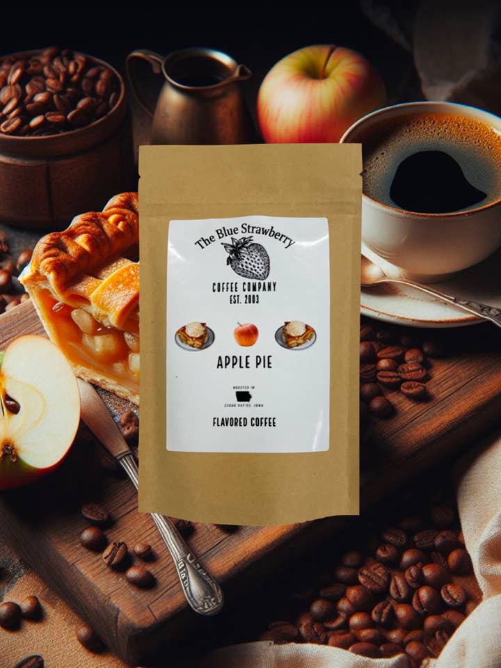 Apple Pie (Flavored Coffee) for wholesale by The Blue Strawberry Coffee Co