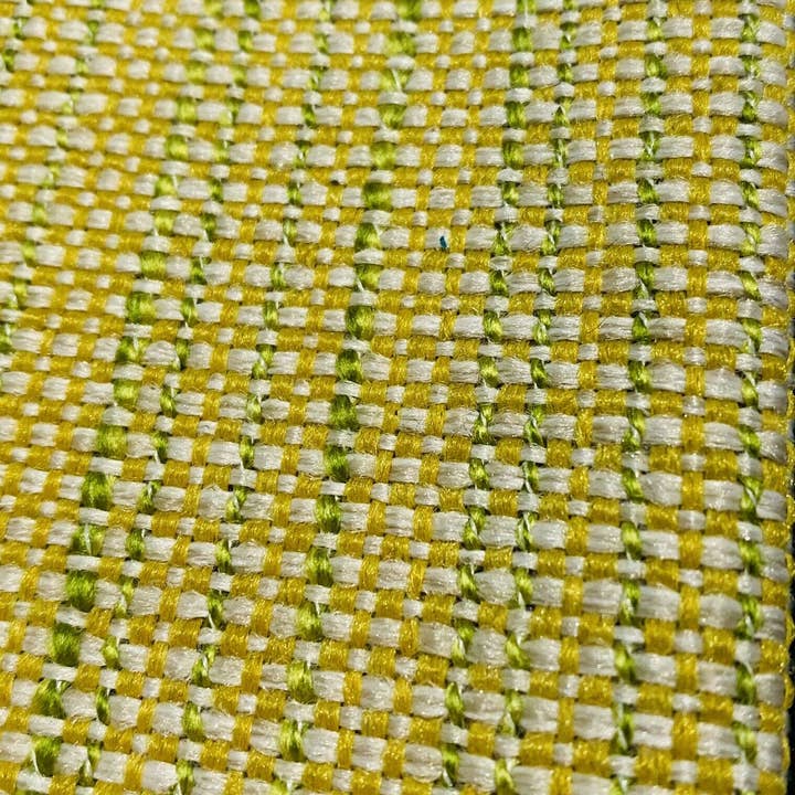 Fancy Styles Fabric - Wholesale Fabric - NEW Baron Bearnard Two-Tone Upholstery Tweed Texture Nubby Fabric -Yellow & Green