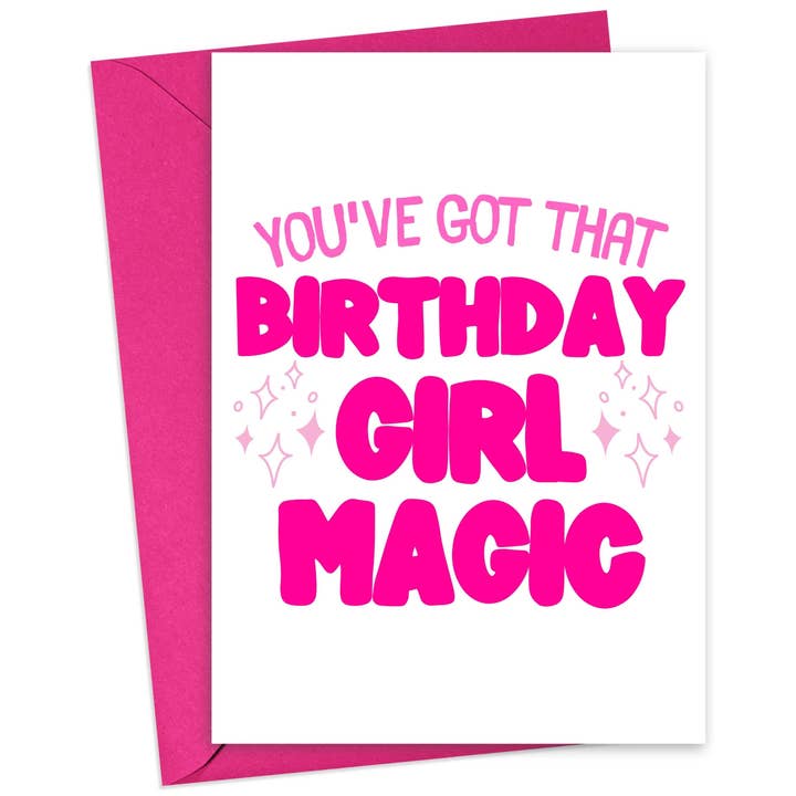 Happy Birthday Card for Her Pink Birthday Greeting Cards for wholesale by R is for Robo