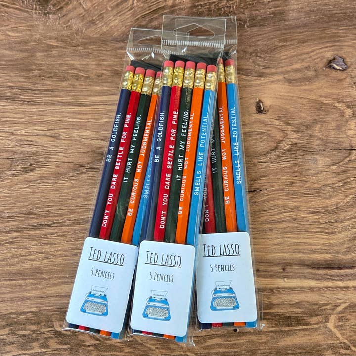 ChicalooKate - Wholesale Pencil - Ted Lasso Pencils1
