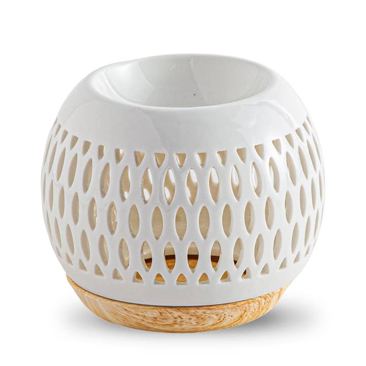 Zen'ArĂ´me - Wholesale Oil Warmer - Scented burner, ceramic lattice scented wax melt10