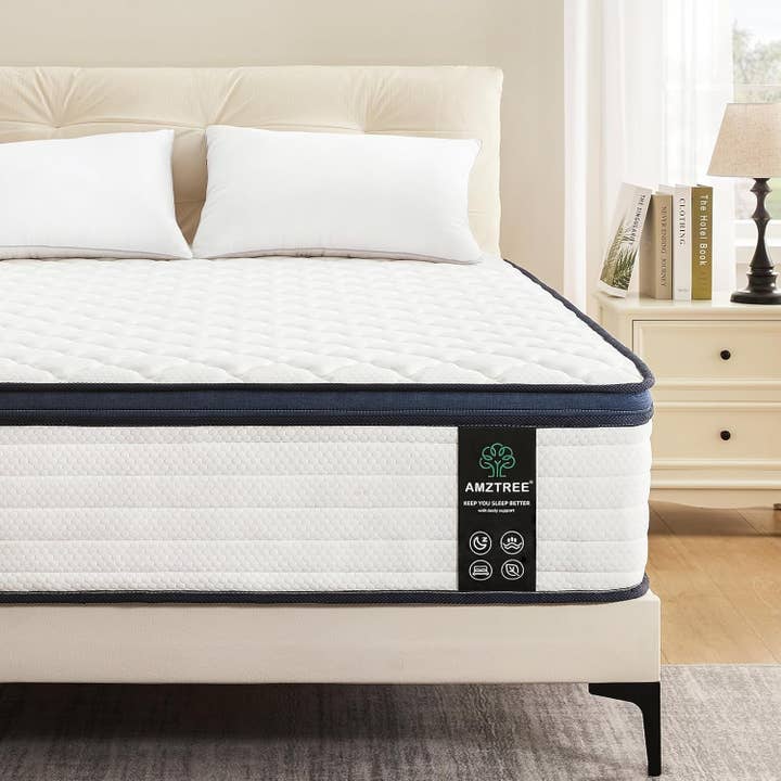 ShipItFurniture - Wholesale Bed - Queen Hybrid Mattress Medium-Firm, 12", CertiPUR-US Certified