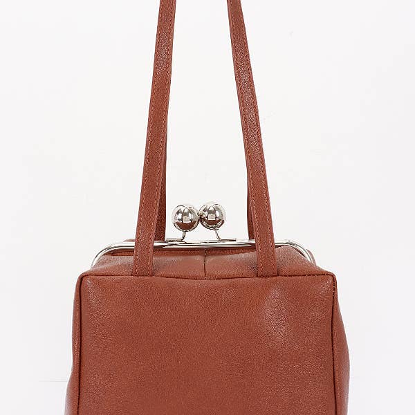 Oblige by G - Wholesale Shoulder Bag - Women's - Retro Kiss-Lock Square Shoulder Bag HPC66589