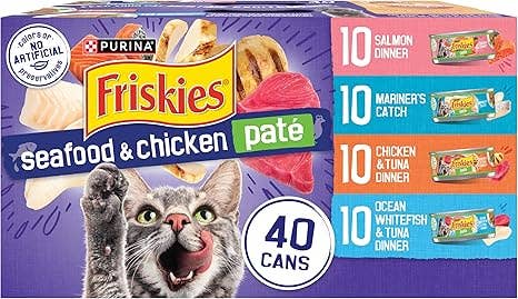 UniqueMartandHome - Vente Nourriture – chat - Purina Friskies Pâté Nourriture Humide pour Chats Assortiment par Boîtes2